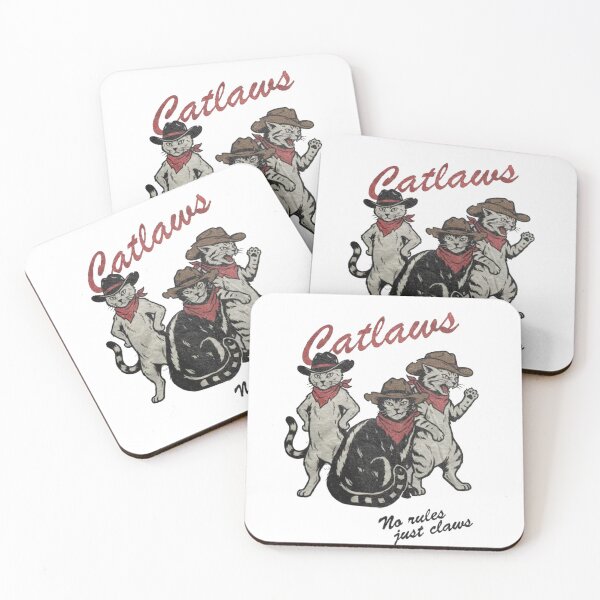 Item preview, Catlaws Cowboy Cats Vintage Western Retro designed and sold by Gbriel3.