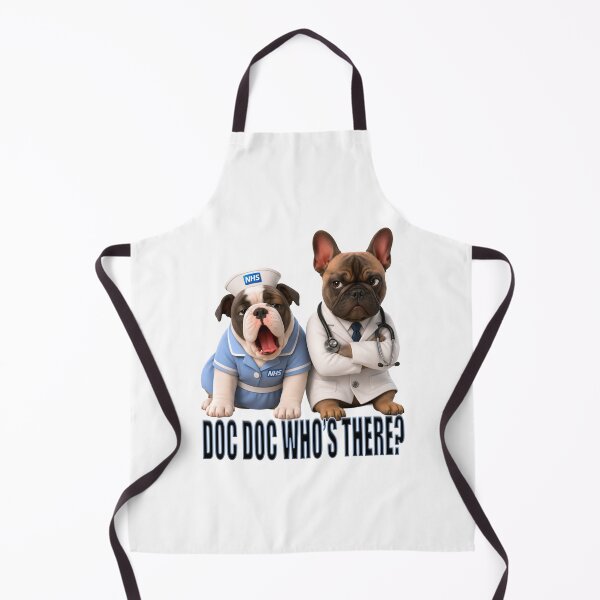 Item preview, French Bulldogs DOC DOC WHO’S THERE? designed and sold by SmARTNiki.