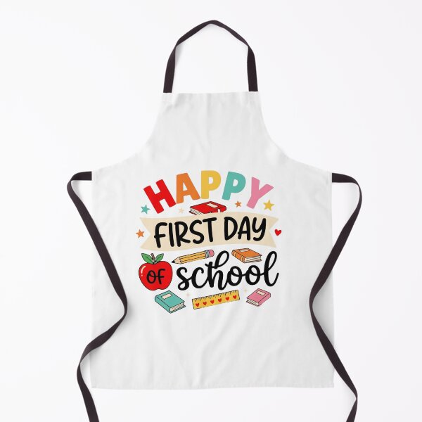 Item preview, Happy First Day of School Colorful Retro Design designed and sold by SiarheiYur.
