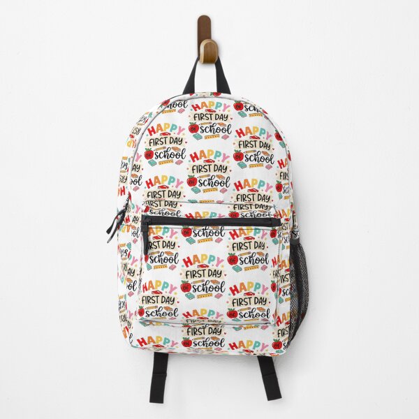 Item preview, Happy First Day of School Colorful Retro Design designed and sold by SiarheiYur.