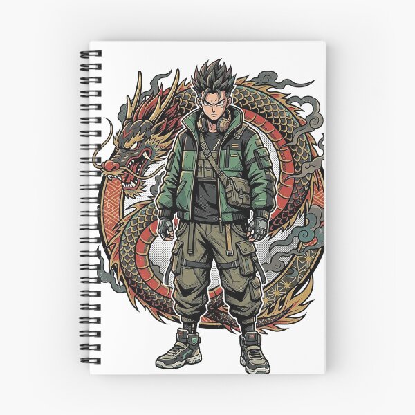 Item preview, Cyber Dragon Warrior Japanese Streetwear Anime Graphic designed and sold by cannsuh.