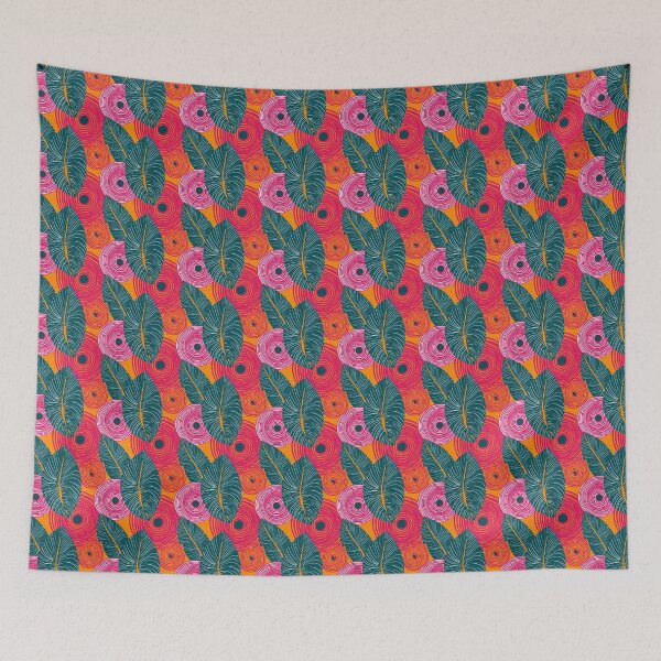 Item preview, African Wax Leaves pattern | texture art designed and sold by camisariasj.