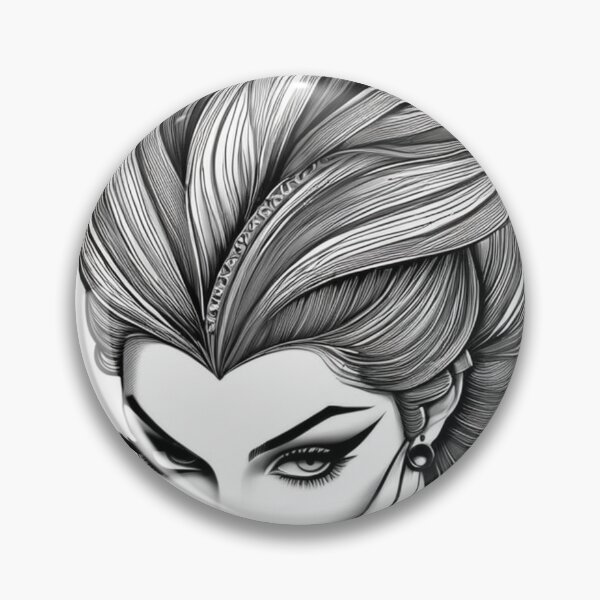 Item preview, Digital Art - Stylized Female Figure, Dark and Elegant Illustration designed and sold by AnimeShin.