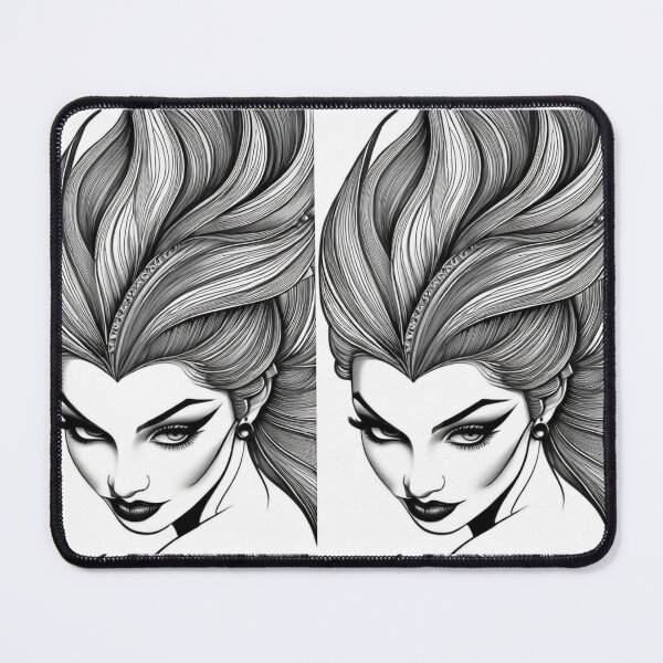 Item preview, Digital Art - Stylized Female Figure, Dark and Elegant Illustration designed and sold by AnimeShin.