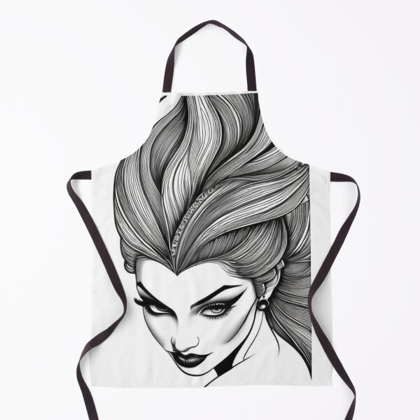 Item preview, Digital Art - Stylized Female Figure, Dark and Elegant Illustration designed and sold by AnimeShin.