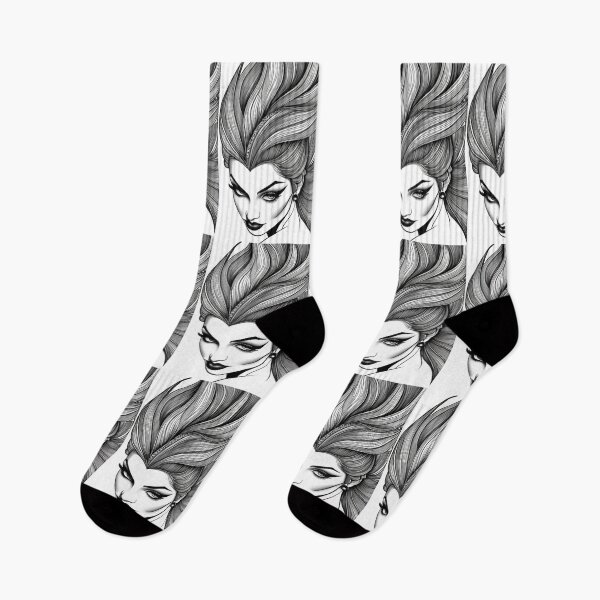 Item preview, Digital Art - Stylized Female Figure, Dark and Elegant Illustration designed and sold by AnimeShin.