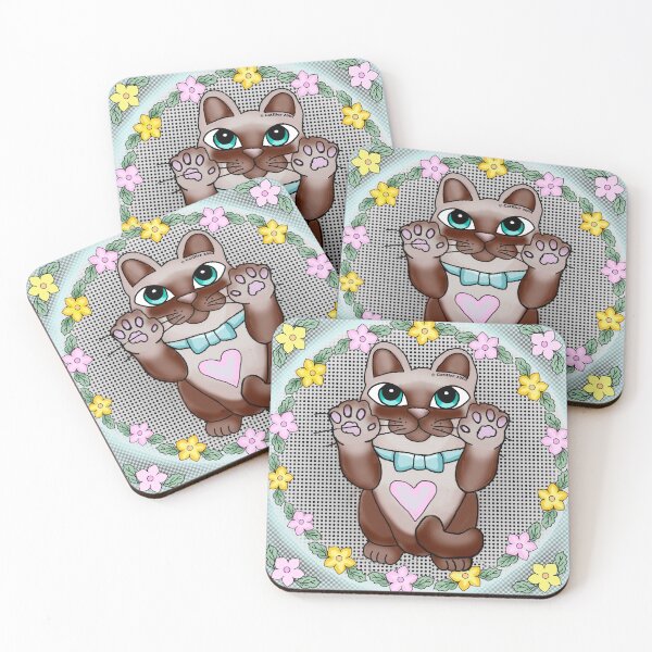 Item preview, Paws Up Siamese Cat designed and sold by artmuvz.