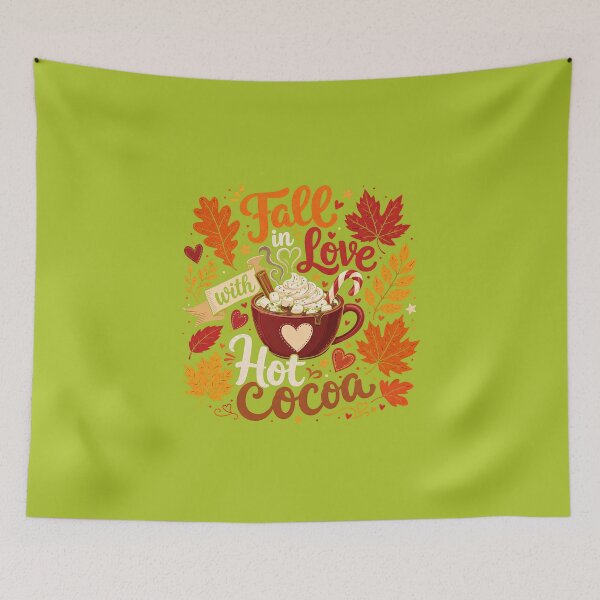 Item preview, Fall in Love with Hot Cocoa designed and sold by Pixel-Lair.