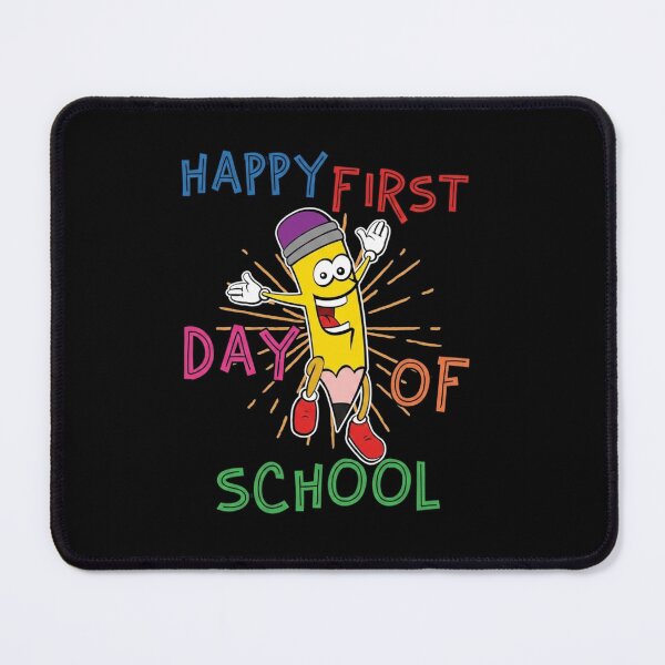 Item preview, Happy First Day Of School Funny Pencil Character designed and sold by SiarheiYur.