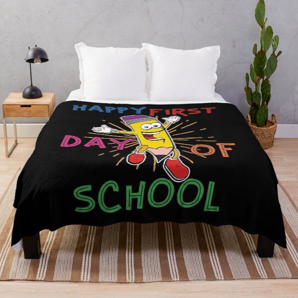 Item preview, Happy First Day Of School Funny Pencil Character designed and sold by SiarheiYur.