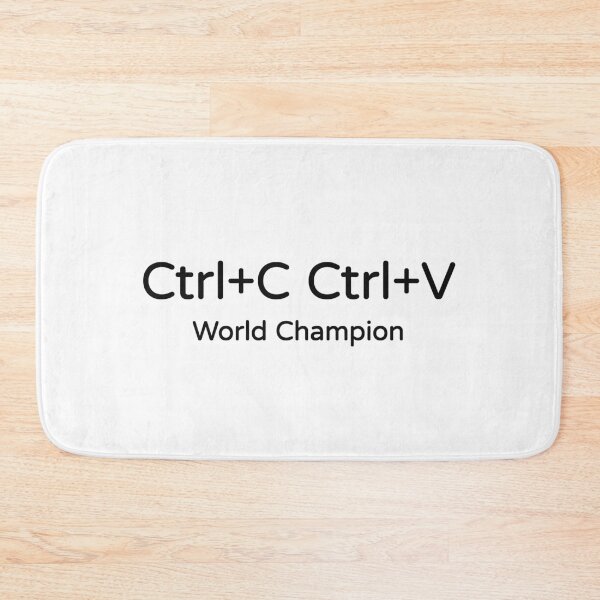 Item preview, Ctrl C Ctrl V World Champion Funny Tee designed and sold by low battery meme design.