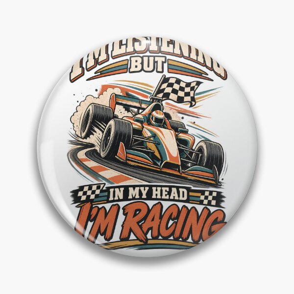 Item preview, Funny Race Car , In My Head Im Racing, Motorsport Driver Gift, Racing Car Lover Graphic Tee designed and sold by OUICHA.