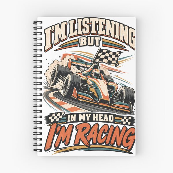 Item preview, Funny Race Car T-Shirt, In My Head Im Racing, Motorsport Driver Gift, Racing Car Lover Graphic Tee designed and sold by OUICHA.