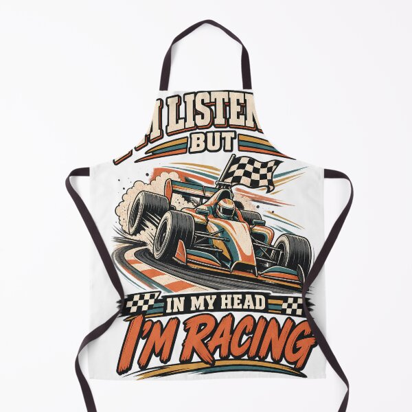 Item preview, Funny Race Car T-Shirt, In My Head Im Racing, Motorsport Driver Gift, Racing Car Lover Graphic Tee designed and sold by OUICHA.