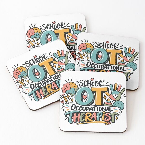 Artikelvorschau, Occupational Therapist OT | Colorful Retro Therapy Design entworfen und verkauft von Sunday.Supply.