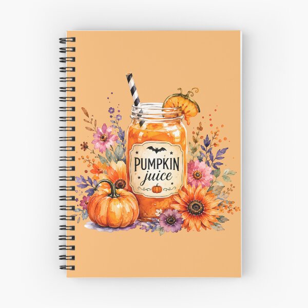 Item preview, Watercolor Fall Floral Pumpkin Drink designed and sold by trendspatterns.