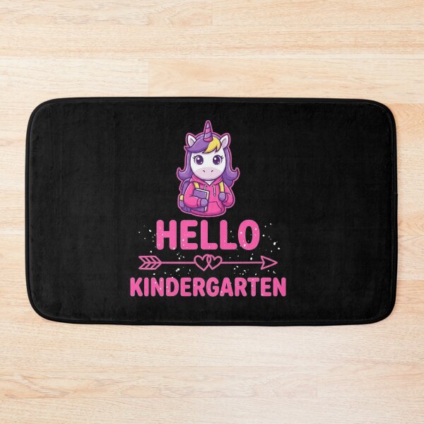 Item preview, Hello Kindergarten Cute Unicorn Back To School designed and sold by SiarheiYur.