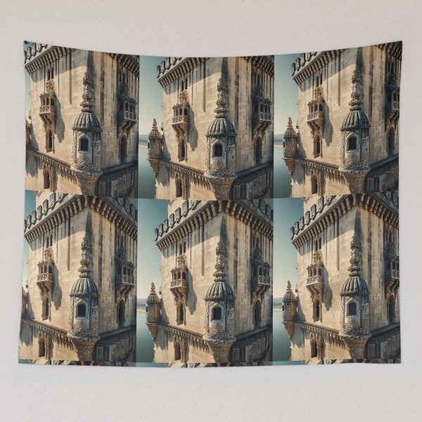 Item preview, Belém Tower Lisbon Portugal Historic Architecture Travel Photography designed and sold by NarjaShop.