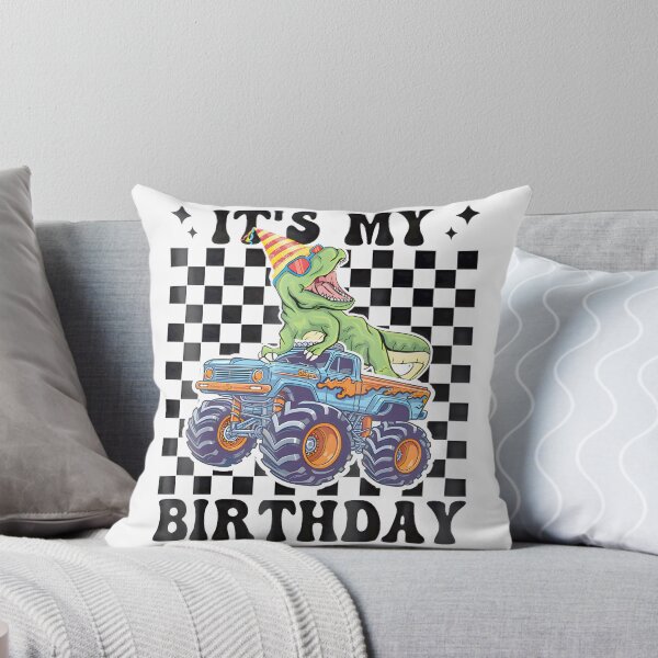 Item preview, Birthday Monster Truck Dinosaur Party Boys Its My Birthday Png designed and sold by hilbornfrankl.