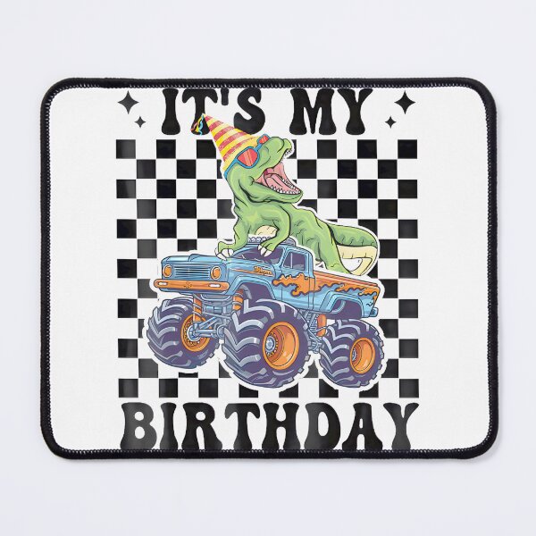 Item preview, Birthday Monster Truck Dinosaur Party Boys Its My Birthday Png designed and sold by hilbornfrankl.