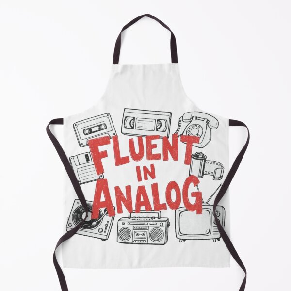 Item preview, Fluent in Analog Gen X Retro 80s 90s Nostalgia designed and sold by Gbriel3.