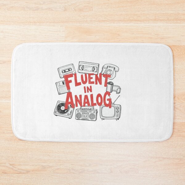 Item preview, Fluent in Analog Gen X Retro 80s 90s Nostalgia designed and sold by Gbriel3.