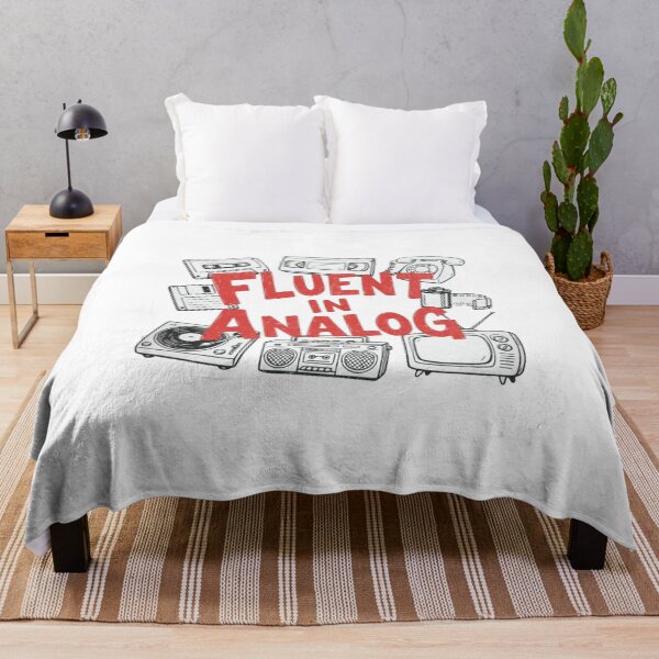 Item preview, Fluent in Analog Gen X Retro 80s 90s Nostalgia designed and sold by Gbriel3.