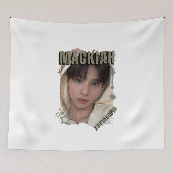 Item preview, AMPERS&ONEe Mackiah Global KPOP Boy Group Black and White Collage Digital Art Portrait designed and sold by AJUNICE STUDIO.