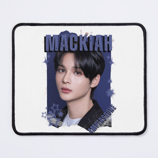 Item preview, AMPERS&ONEe Mackiah Global KPOP Boy Group Black and White Collage Digital Art Portrait designed and sold by AJUNICE STUDIO.
