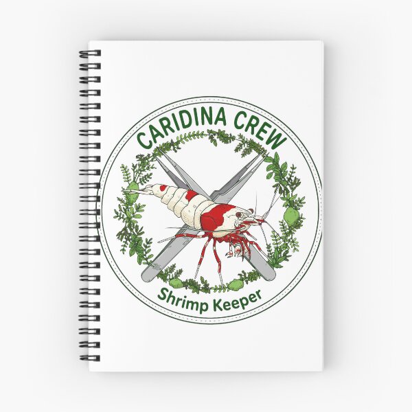 Item preview, Caridina Crew Shrimp Keeper Badge - Crystal Red Shrimp Aquascape Emblem designed and sold by VYBE DARK Studio.