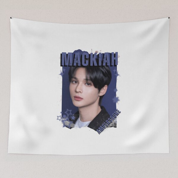 Item preview, AMPERS&ONEe Mackiah Global KPOP Boy Group Black and White Collage Digital Art Portrait designed and sold by AJUNICE STUDIO.