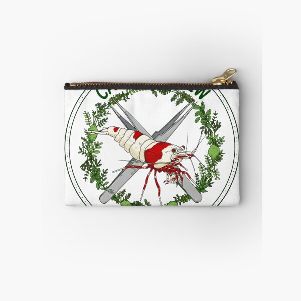 Item preview, Caridina Crew Shrimp Keeper Badge - Crystal Red Shrimp Aquascape Emblem designed and sold by TauqeerArts.