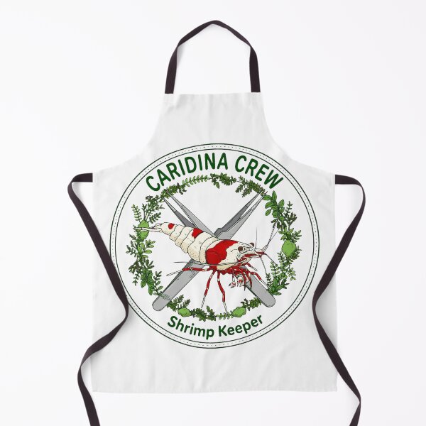 Item preview, Caridina Crew Shrimp Keeper Badge - Crystal Red Shrimp Aquascape Emblem designed and sold by Clear Vibe.