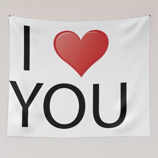 Item preview, I Love You Red Heart Graphic designed and sold by AyaanArtStudio.
