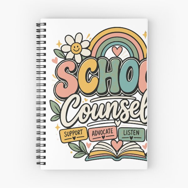 Item preview, School Counselor | Support Advocate Listen Inspire Retro Design designed and sold by Sunday.Supply.