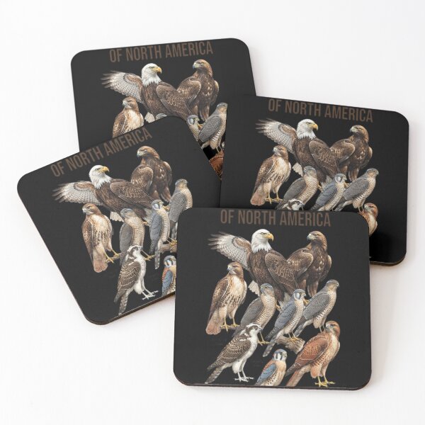 Item preview, Hawks and Eagles of North America designed and sold by DeBrainstore.