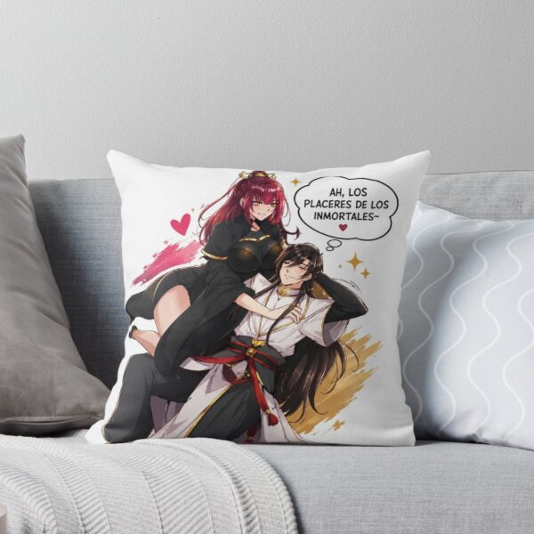 Item preview, Fantasy Anime Power Couple Sticker – Immortal Romance Aesthetic designed and sold by MeowLoka ⭐⭐⭐⭐.