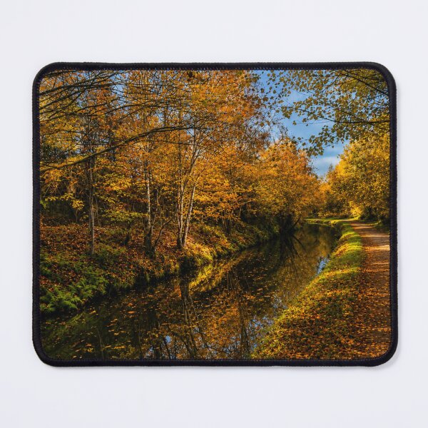 Item preview, Chesterfield canal autumnal reflections designed and sold by Astute-Artio-Photography.