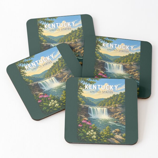 Item preview, Kentucky Illustration Travel Art Vintage designed and sold by KrisSidDesigns.