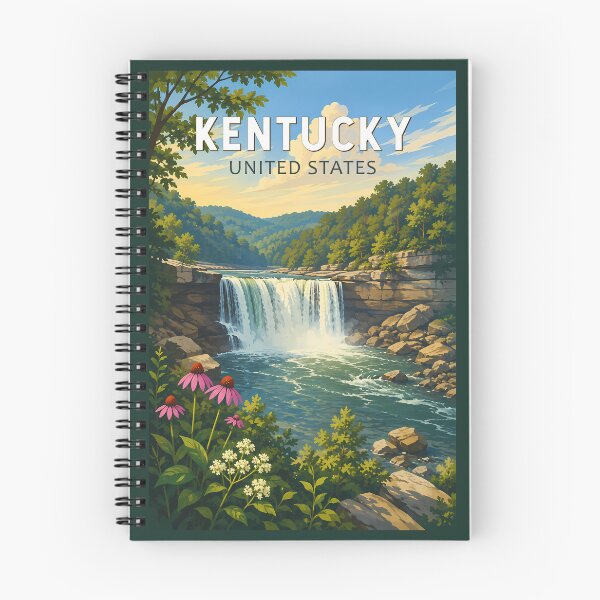 Item preview, Kentucky Illustration Travel Art Vintage designed and sold by KrisSidDesigns.