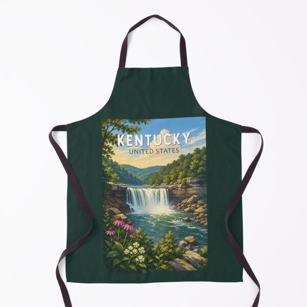 Item preview, Kentucky Illustration Travel Art Vintage designed and sold by KrisSidDesigns.