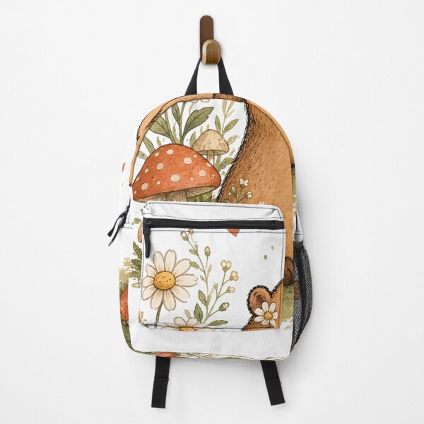 Item preview, Cute Capybara Cottagecore Garden Illustration designed and sold by ByTiti.