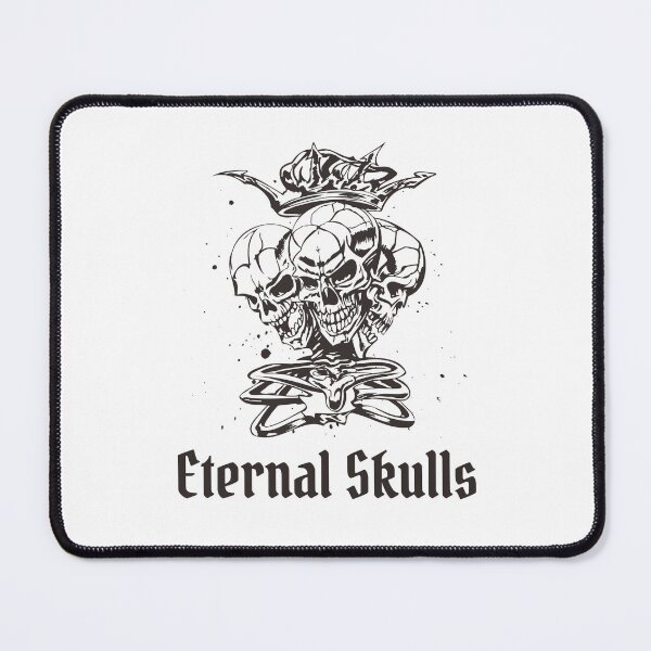 Item preview, Eternal Skulls Triple Skull Crown Dark Art Gift designed and sold by WaviStudio.