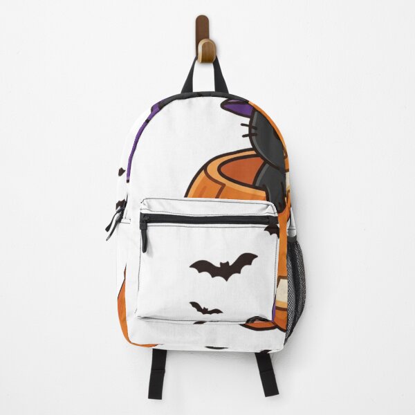 Item preview, Cute Halloween Black Cat in Pumpkin Witch Hat Design designed and sold by NeonNerd Studio.