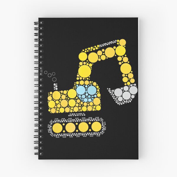 Item preview, Boys Dot Day Excavator Construction Digger Polka Dotpng designed and sold by hilbornfrankl.