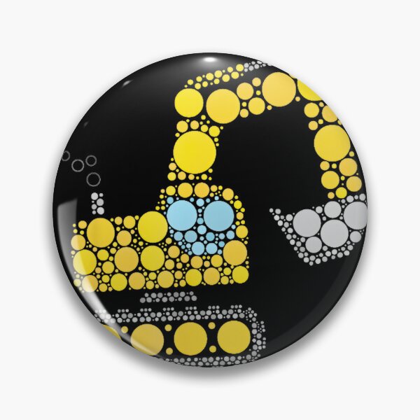 Item preview, Boys Dot Day Excavator Construction Digger Polka Dotpng designed and sold by hilbornfrankl.