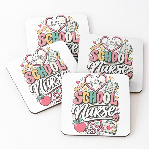 Item preview, School Nurse | Colorful Retro Back to School Nurse Design designed and sold by Sunday.Supply.