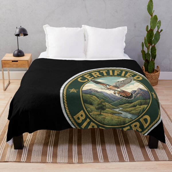 Item preview, Certified Bird Nerd – American Kestrel Vintage Prairie designed and sold by DeBrainstore.