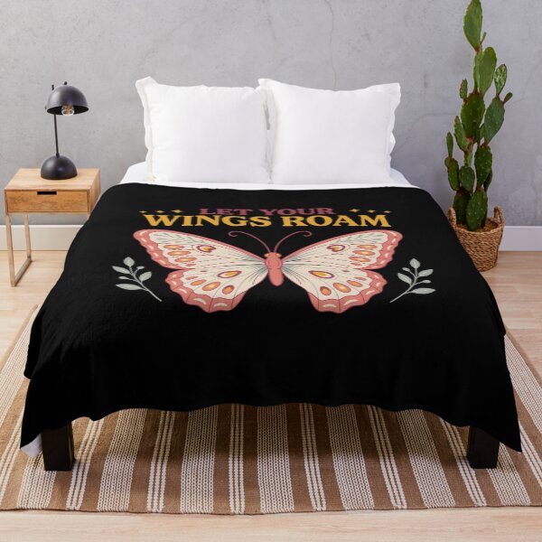 Item preview, Let Your Wings Roam T Shirt, Vintage Butterfly Shirt, Whimsical Nature Tee, Boho Butterfly Gift designed and sold by Daily Mood Tees.
