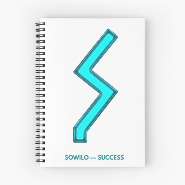 Item preview, Norse Sowilo Rune Success Symbol Neon Glow designed and sold by CalmFrameArt.
